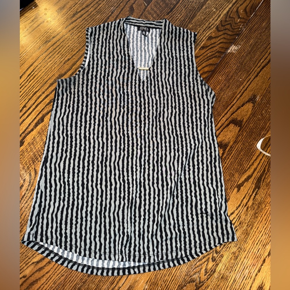Jones New York Stripe Tank Blouse